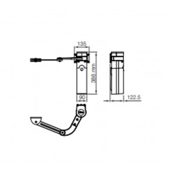 Motorisation portail 2 battants NICE WALKYKIT 2024