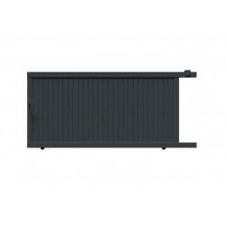 Portail alu coulissant plein droit ANTILLES