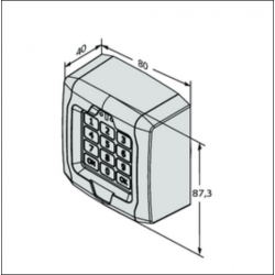 Clavier à code radio BFT Q-BO TOUCH