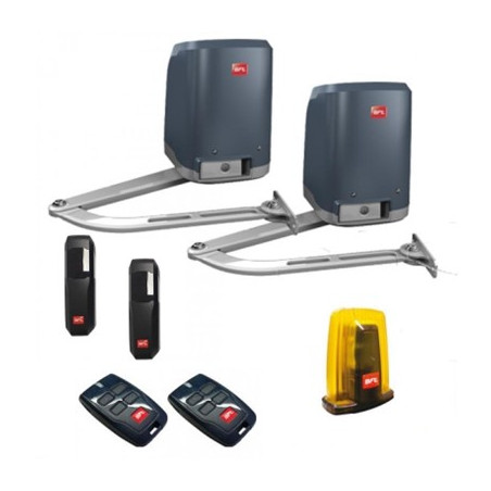Motorisation portail battant 24V à bras articulé jusqu’à 400kg BFT KIT VIRGO SMART BT A20
