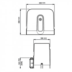 Motorisation portail coulissant FAAC CYCLO KIT 400kg