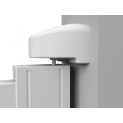 Portail alu 2 battants droit lames persiennes ANKARA