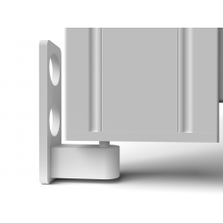 Portail alu 2 battants décoratif droit BRASILIA