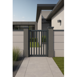 Portillon alu droit ajouré ADEN