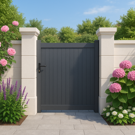 Portillon alu plein droit ANTILLES