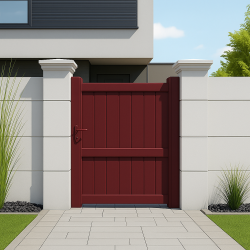 Portillon alu plein droit MELVILLE