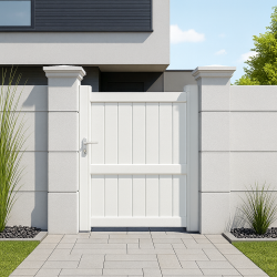 Portillon alu plein droit MELVILLE