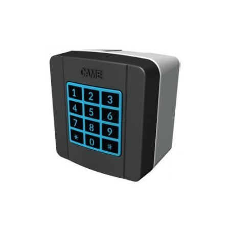 Clavier à code radio en applique – CAME SELT1W4G – touches rétroéclairées