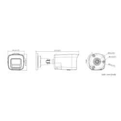 Caméra IP Bullet extérieure HIKVISION 4MP ColorVu – PoE, IP67