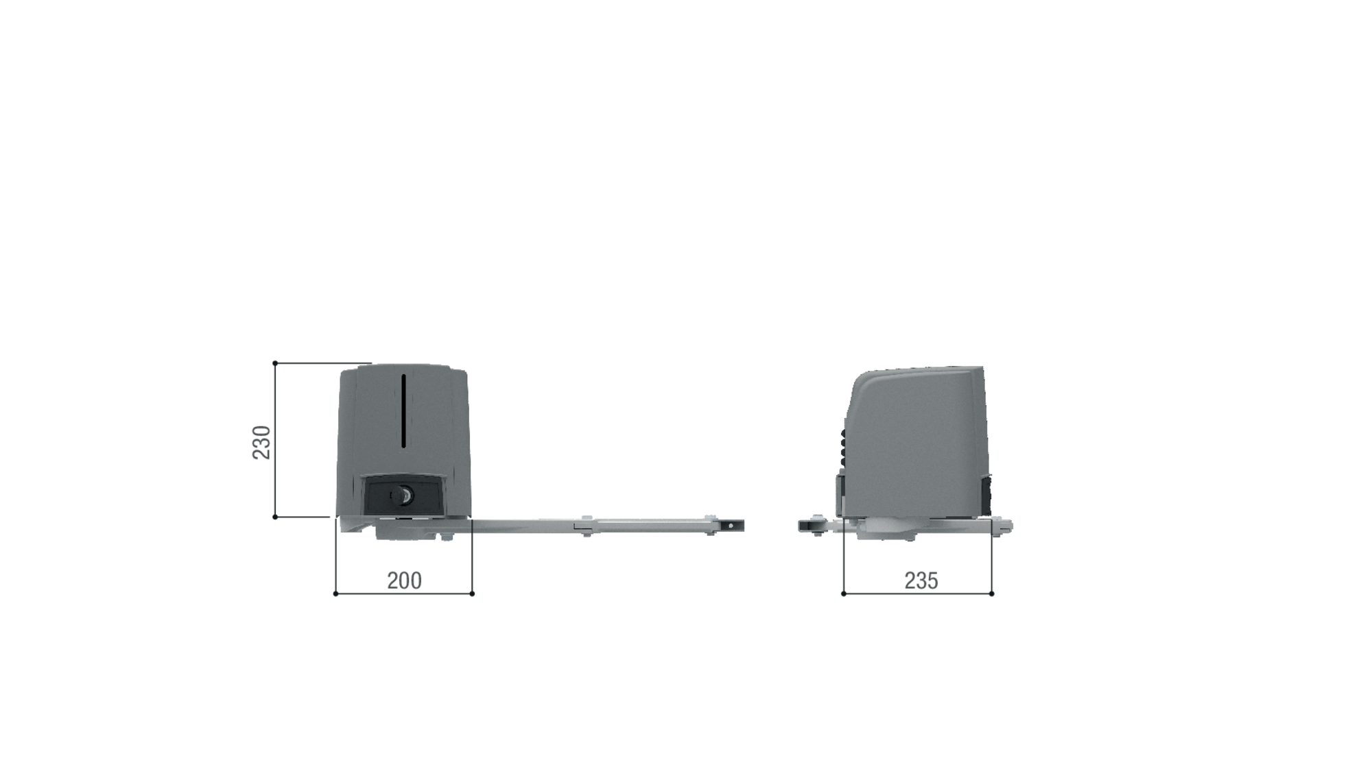 Motorisation portail 2 battants CAME U1872